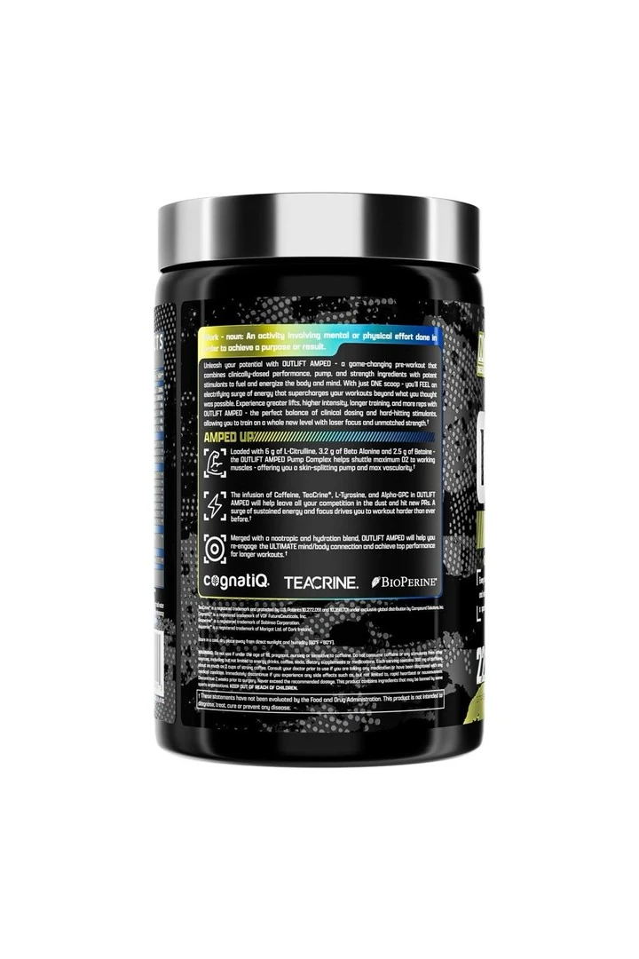Outlift Amped 449.1 g (15.84 oz) 22 Servis.usa vers.Limon-Yabanmersini