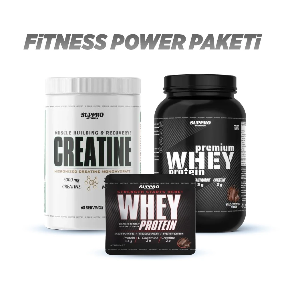 Fitness Power Paketi Protein + Crearine + Saşe