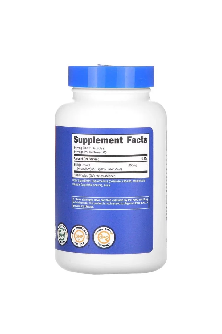 Nutricost Shilajit 1000 Mg 120 Kapsül.usa menşei.dmmedicine'den