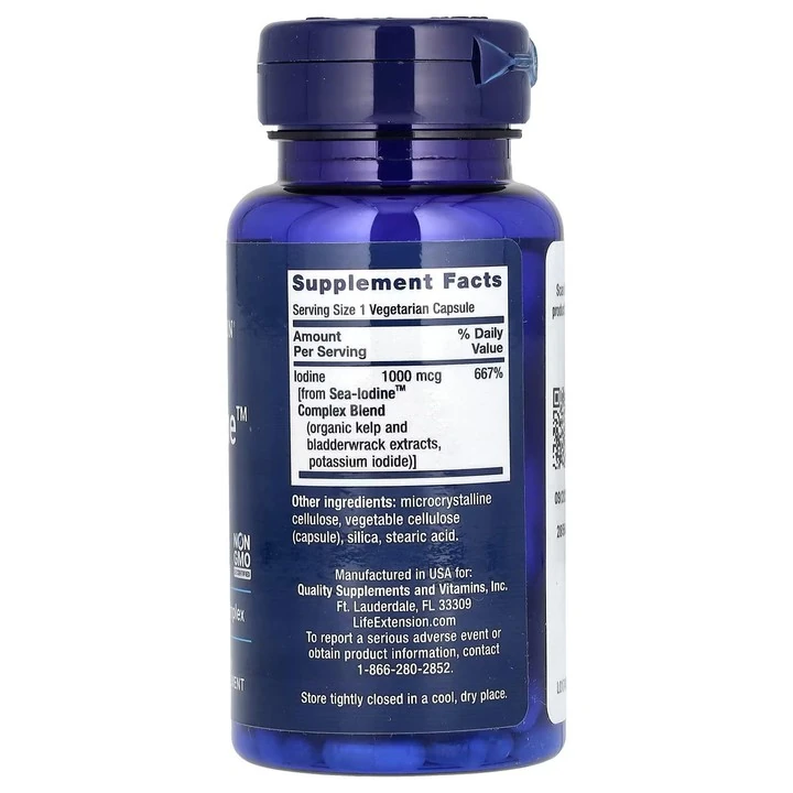 Sea-Iodine, 1,000 mcg, 60 Vegetarian Capsules