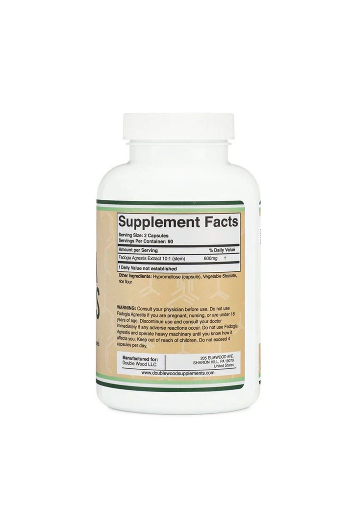 Fadogia Agresti.s 600 mg 180 Veg.Kapsül.usa vers.