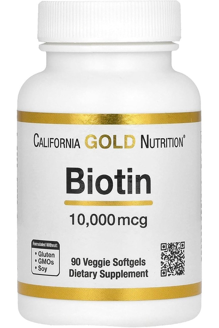 California Gold Nutrition, Biotin, 10,000 mcg, 90 Softgels- İthal