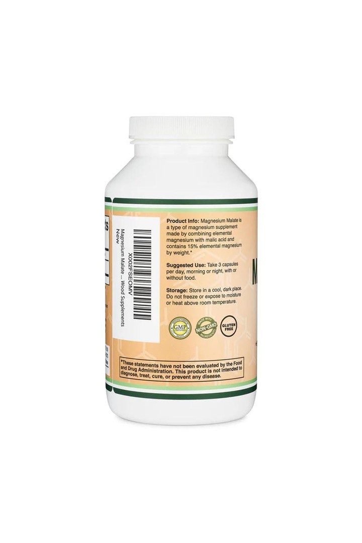 Magnesium Malate 1500mg 420 Veg.Kapsül.usa vers.
