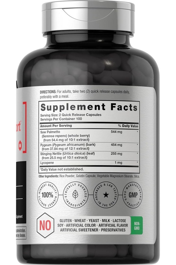 Horbäach Enhanced Prosta.t.e Supplement For Men | 200 Kapsül