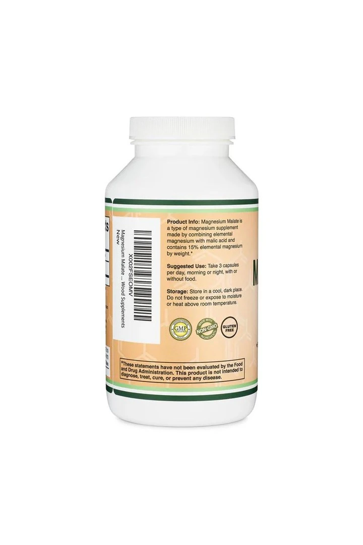 Magnesium Malate 1500mg 420 Veg.Kapsül.usa vers.