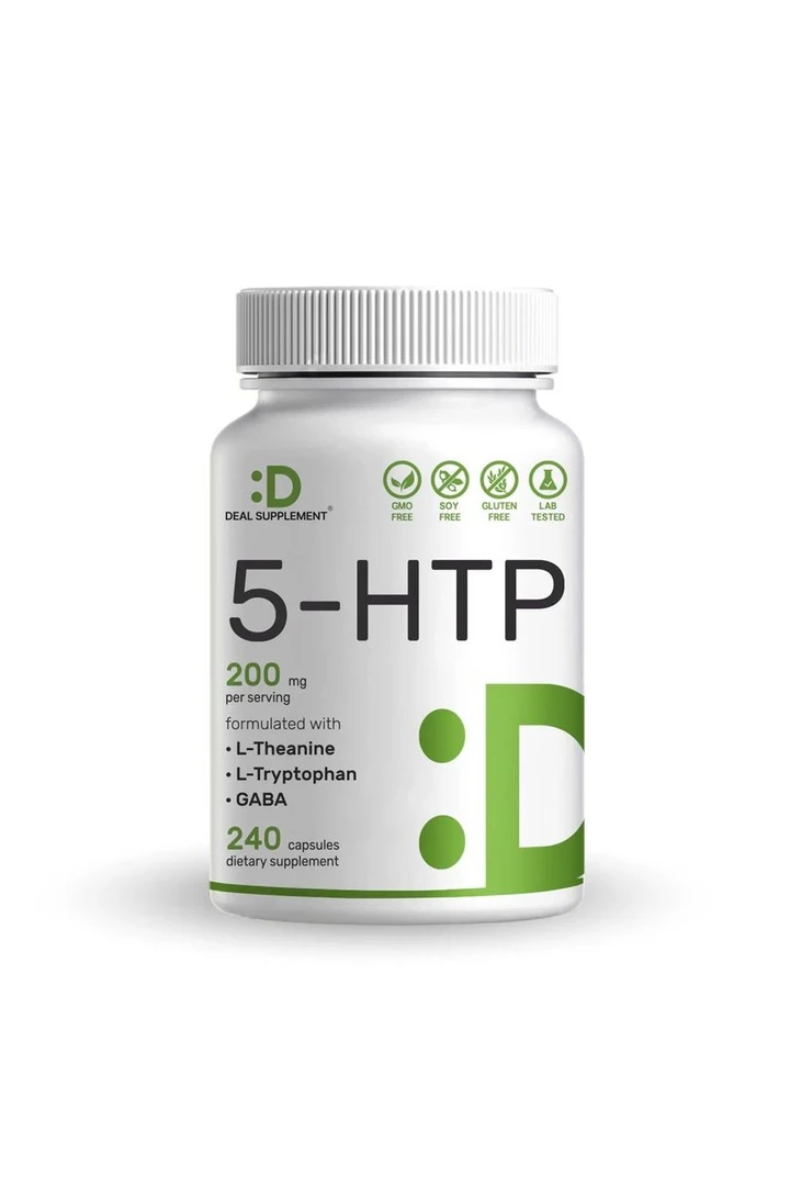 5-HTP 200mg Per Serving, 240 Capsules