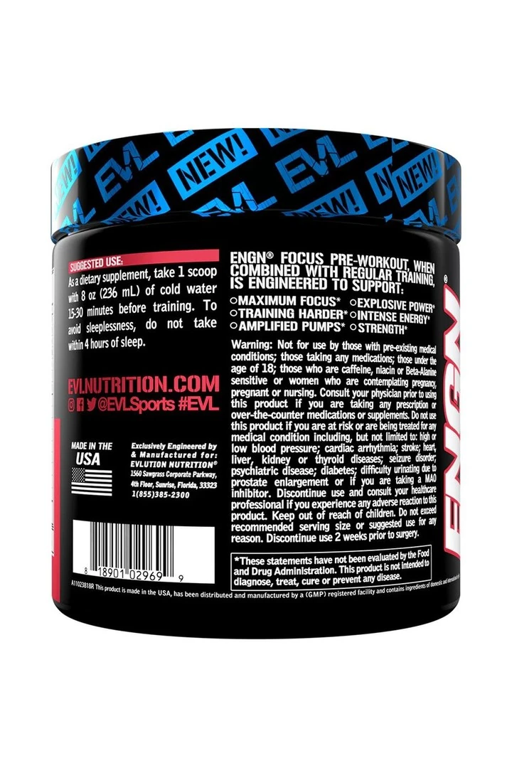 ENGN Focus Watermelon 270g. 30 servis.usa vers.