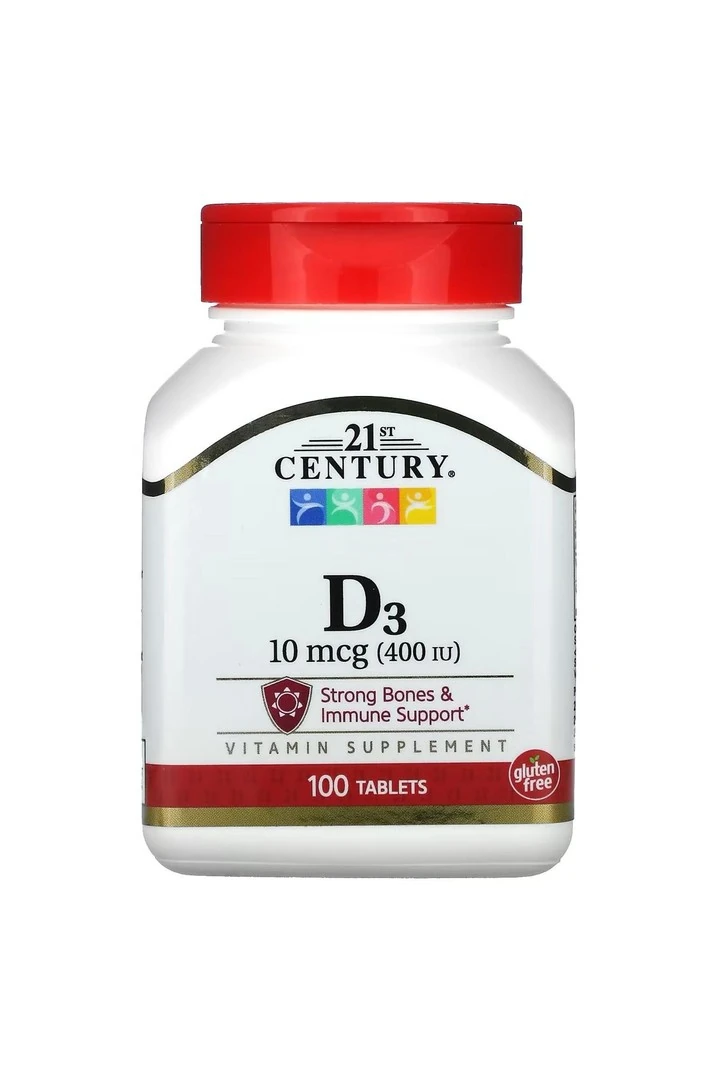 D3 Vitamini, 10 mcg (400 IU), 100 Tablet