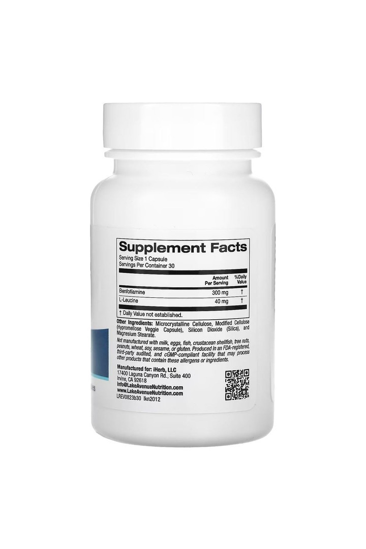 benfotiamine 300 mg 30 - Usa Versiyon - dmmedicine'den