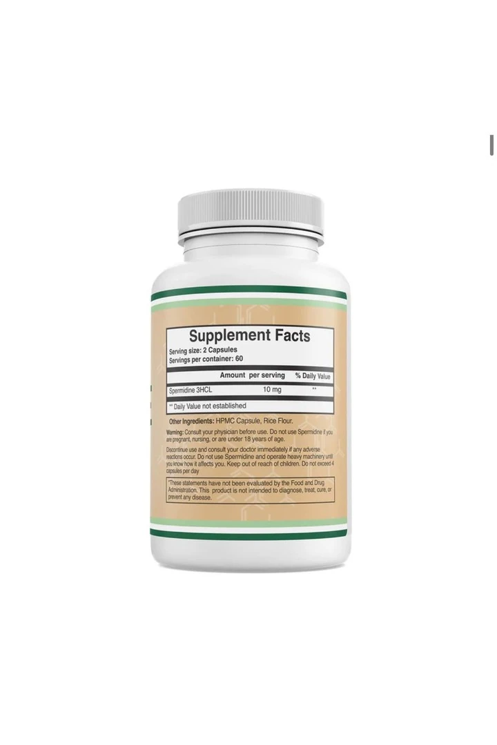 Double Wood Spermidine 10 Mg 120 Kapsül