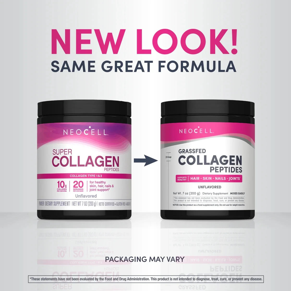 Grassfed Collagen Peptides, 7 oz (200 g) Powder