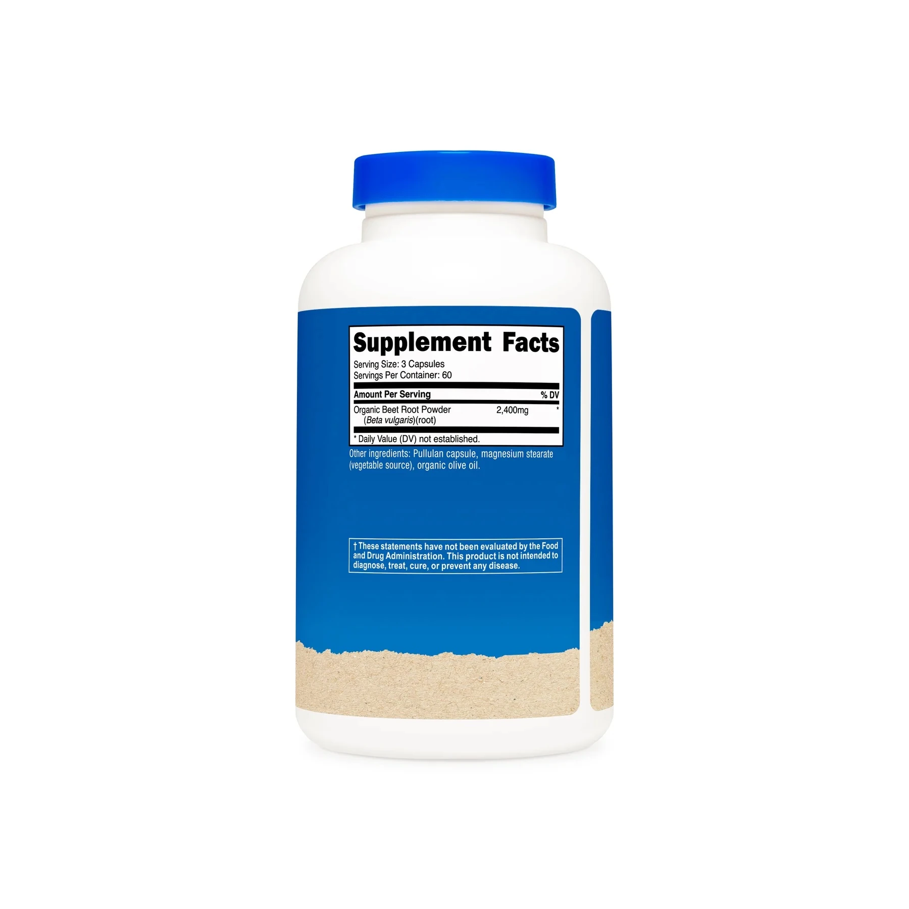 Beet Root 2400mg, 180 Capsules - CCOF Certified Made with Organic Beet Root, Superfood