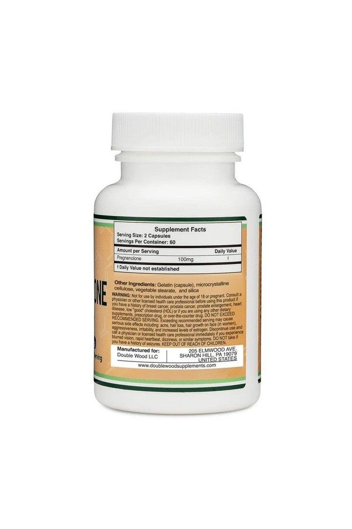 Pregnenolone 100 mg 120 Veg.Kapsül.usa vers.