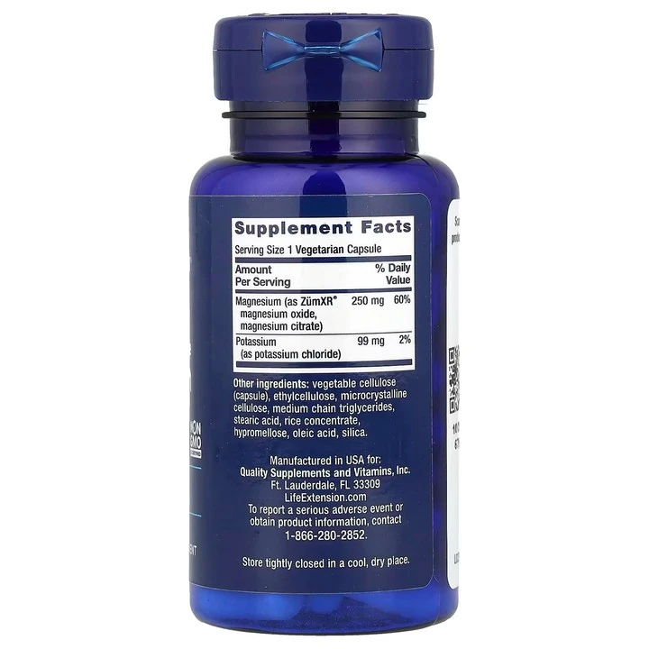 Potassium with Extend-Release Magnesium, 60 Vegetarian Capsules