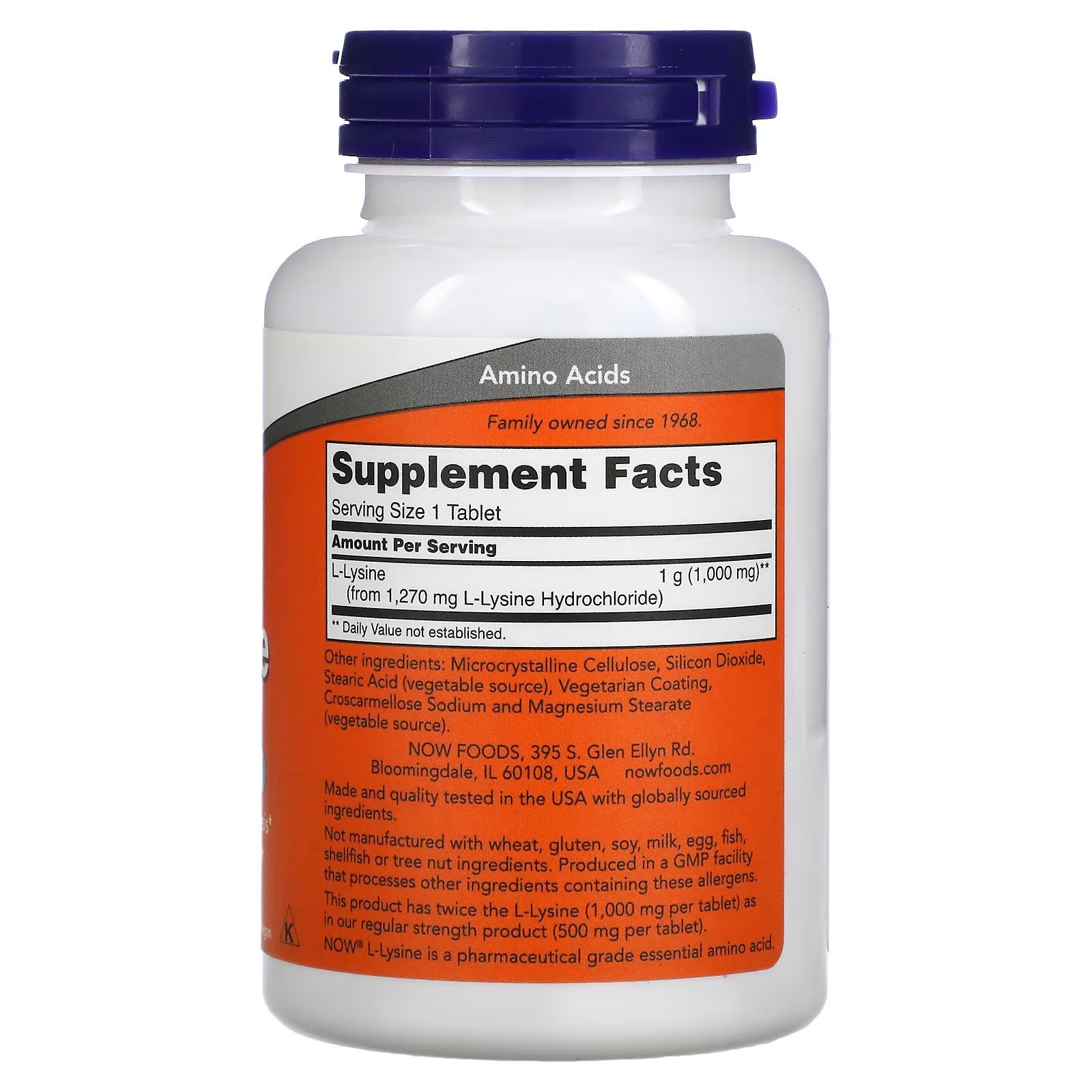 Double Strength L-lysine 1000 mg 100 Tablet