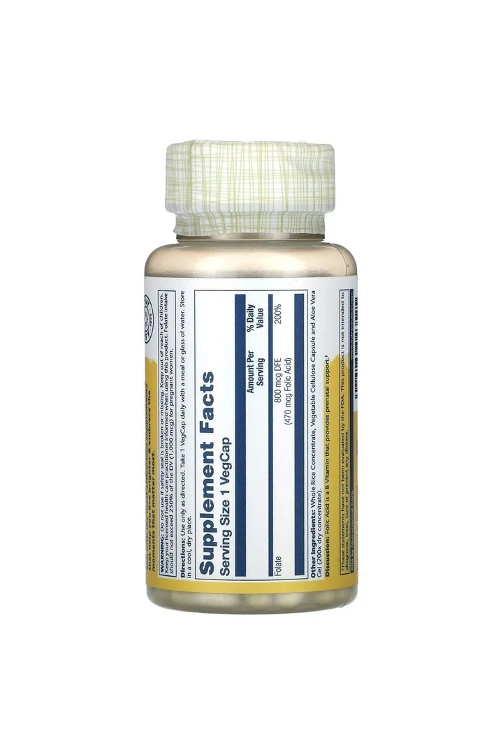 Folik Asit 470 mcg (800 mcg DFE) 100 Kapsül
