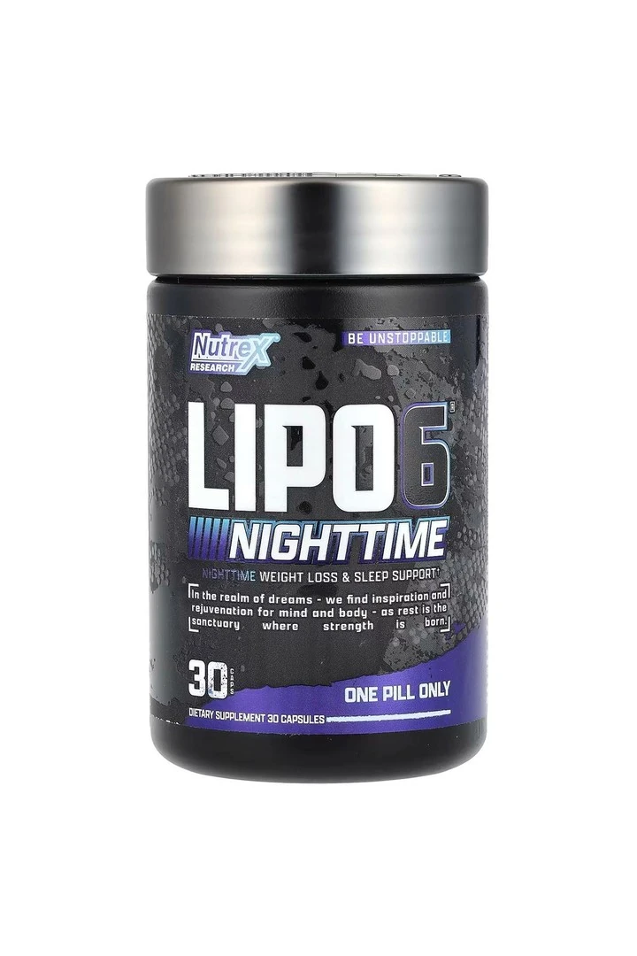 Nutrex Lipo-6 Black Nighttime Ultra Concentrate 30 Capsules.usa menşei