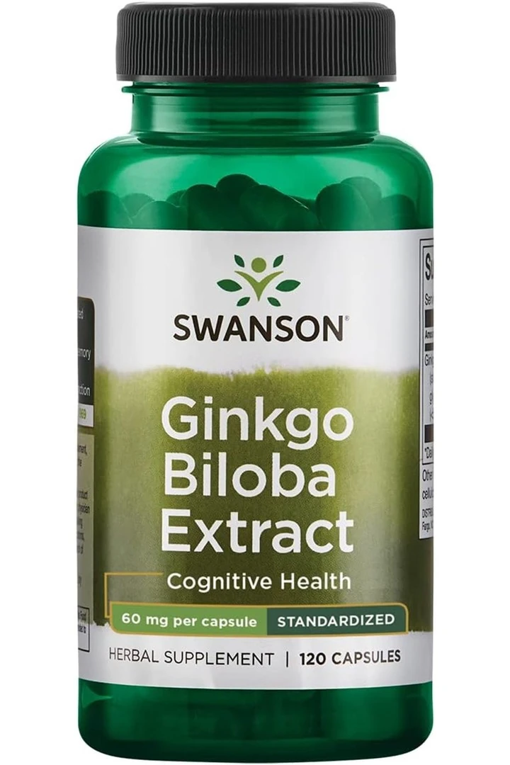 Swanson Gingko Biloba 60 Mg - 120 Kapsül