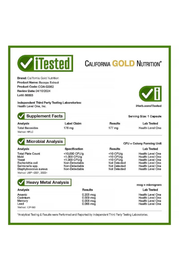 California Gold Bacopa 320