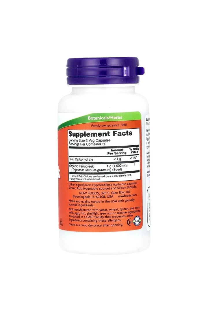 Fenugreek 500 mg 100 Kapsül