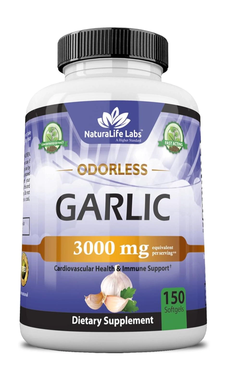 Odorles Garlıc 3000 mg 120 Softgels