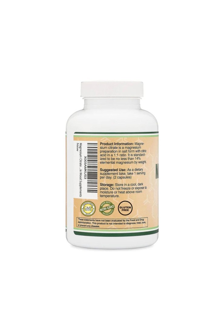 Double Wood Magnezyum sitrate - 400 Mg 180 Kapsül