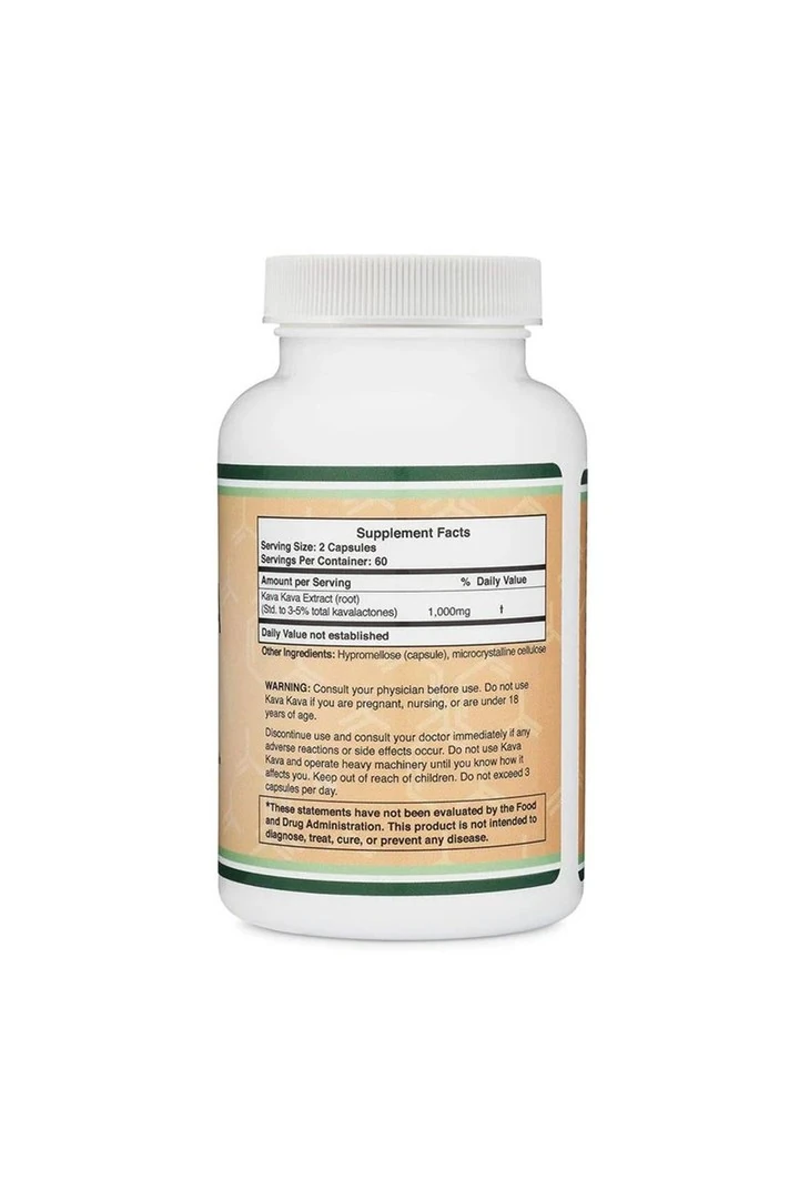 Kava Kava Extract 1000 mg 120 Kapsül