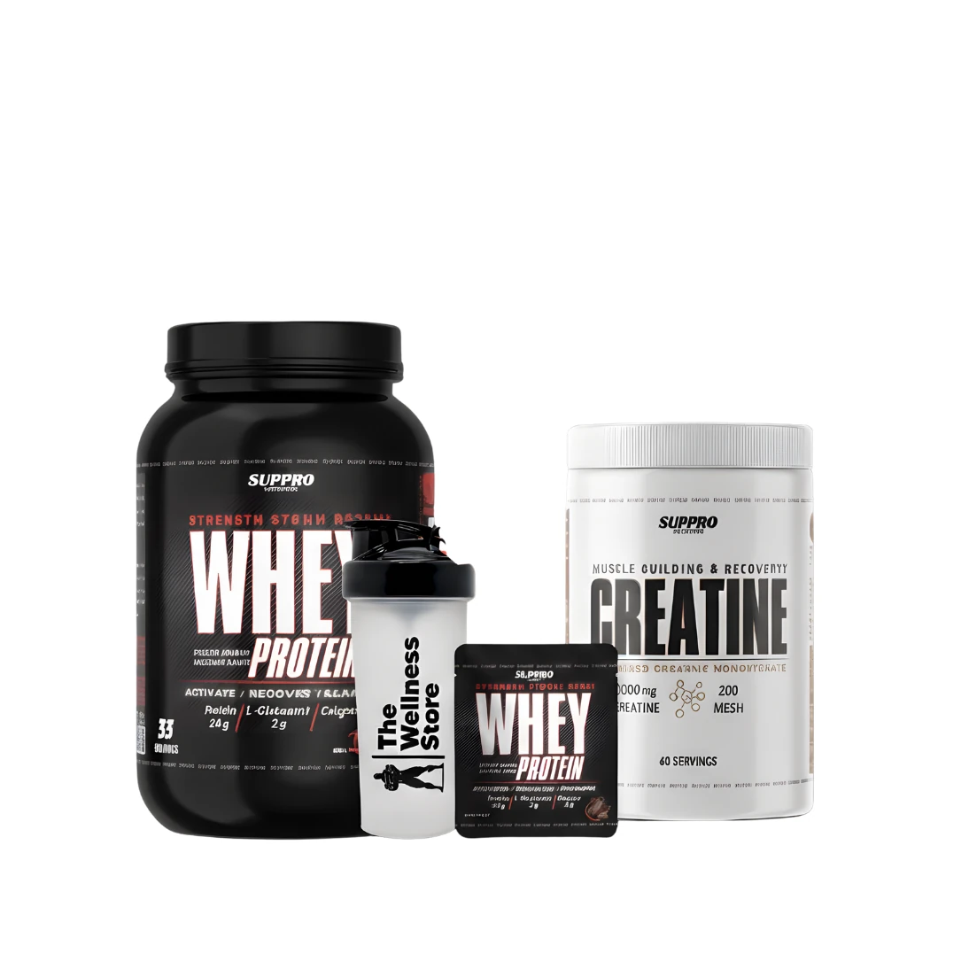 Whey Protein 990G Çilolata + Creatine 300G