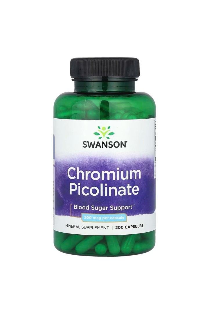 Chromium Picolinate, 200 mcg, 200 Capsules