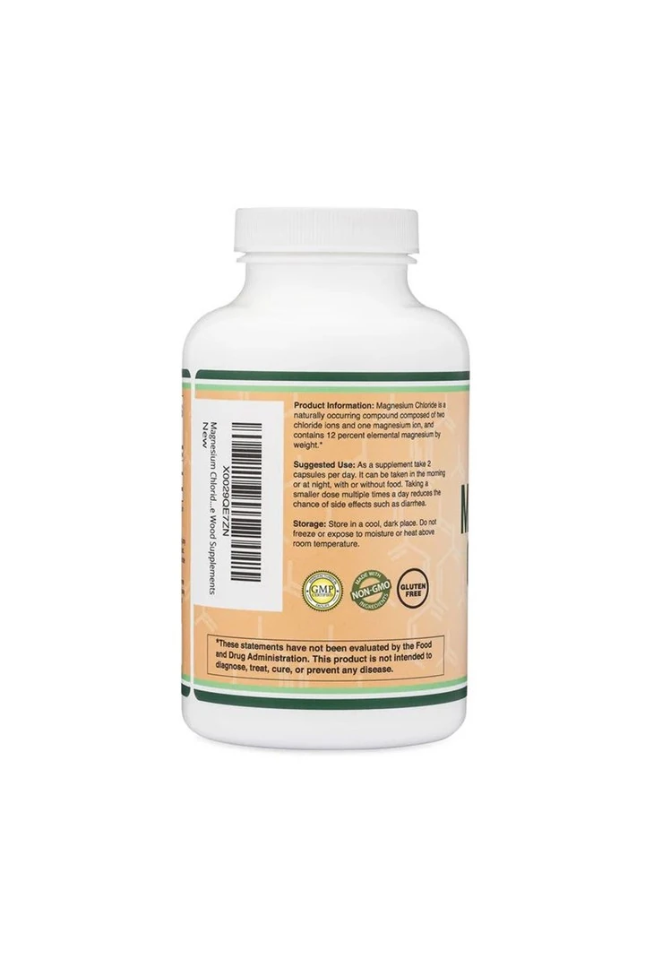 Magnezyum Chloride 1000mg 180 Veg. Kapsül.usa vers.