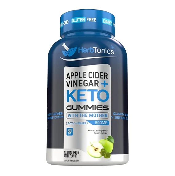 Apple Cider Vinegar + Keto Gummies 500 mg 60 gummies