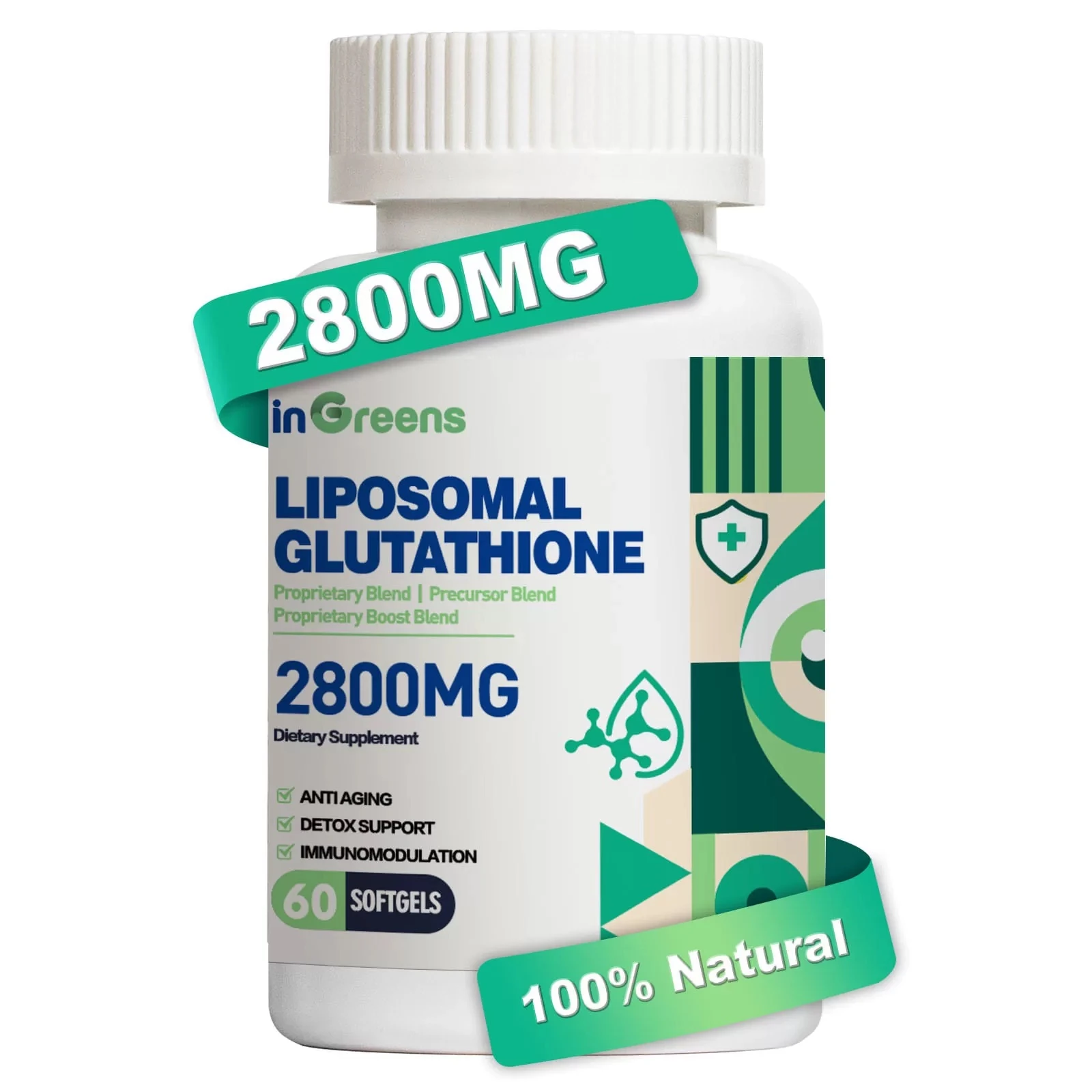 Liposomal Glutathione 2800 mg 60 Softgels