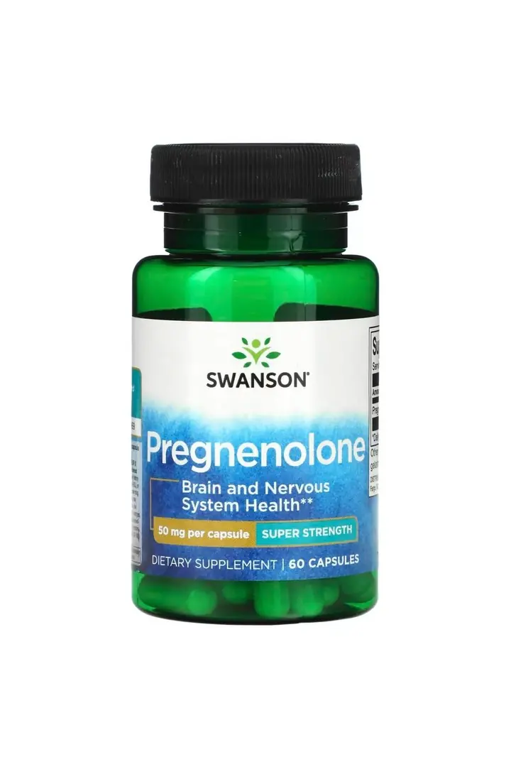 Pregnenolone, 50mg Super-Strength - 60 caps main image 1