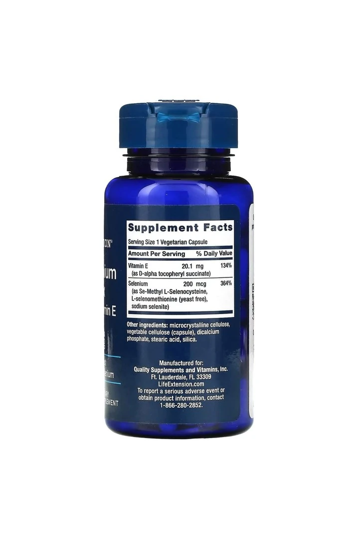 Super Selenium Complex & Vitamin E, 200 mcg, 100 Vegetarian Capsules