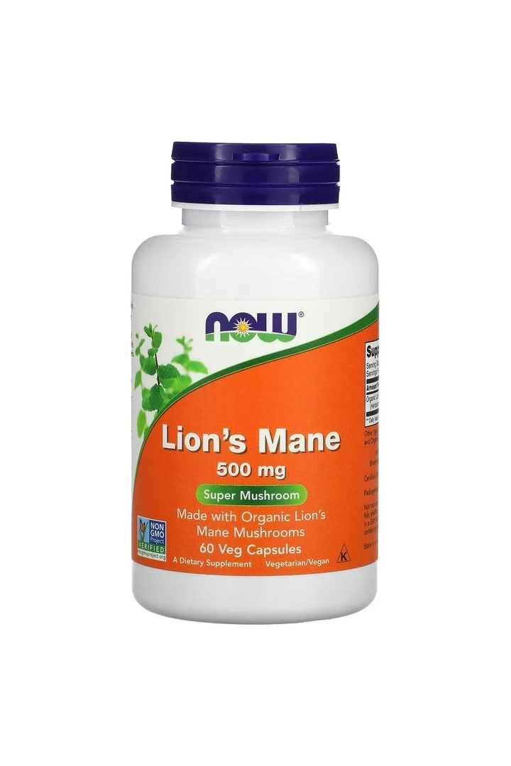 Lion's Mane, 500 mg, 60 Veg Capsules