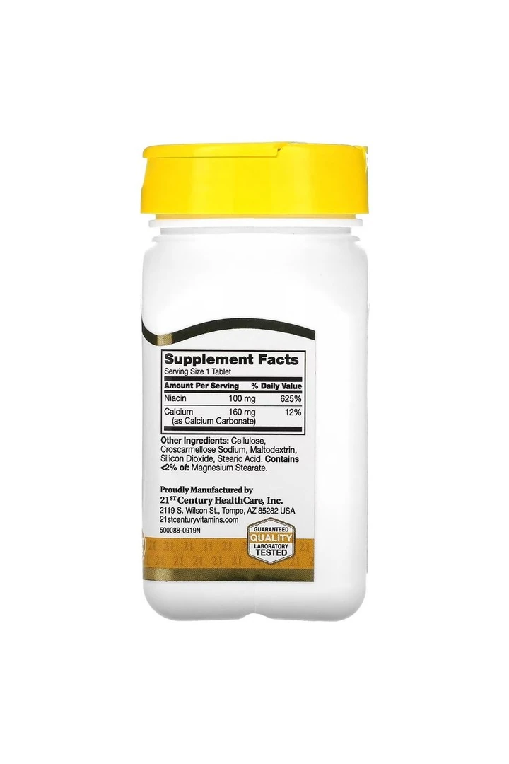 21st Century, Niacin, 100 mg, 110 Tablet