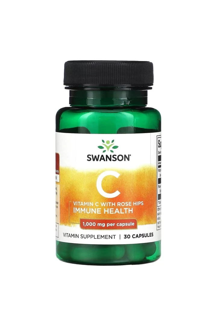 Vitamin C + kuşburnu -1000 mg 30 Kapsül.usa menşei.dmmedicine'den