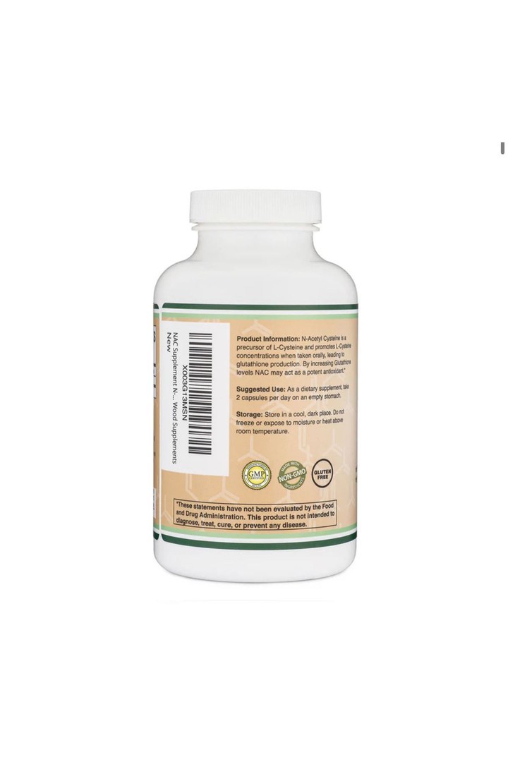 Nac Supplement (REAL NAC WİTH POTENT SMELL) (N-ACETYL CYSTEİNE) 1,000mg Per Serving, 21