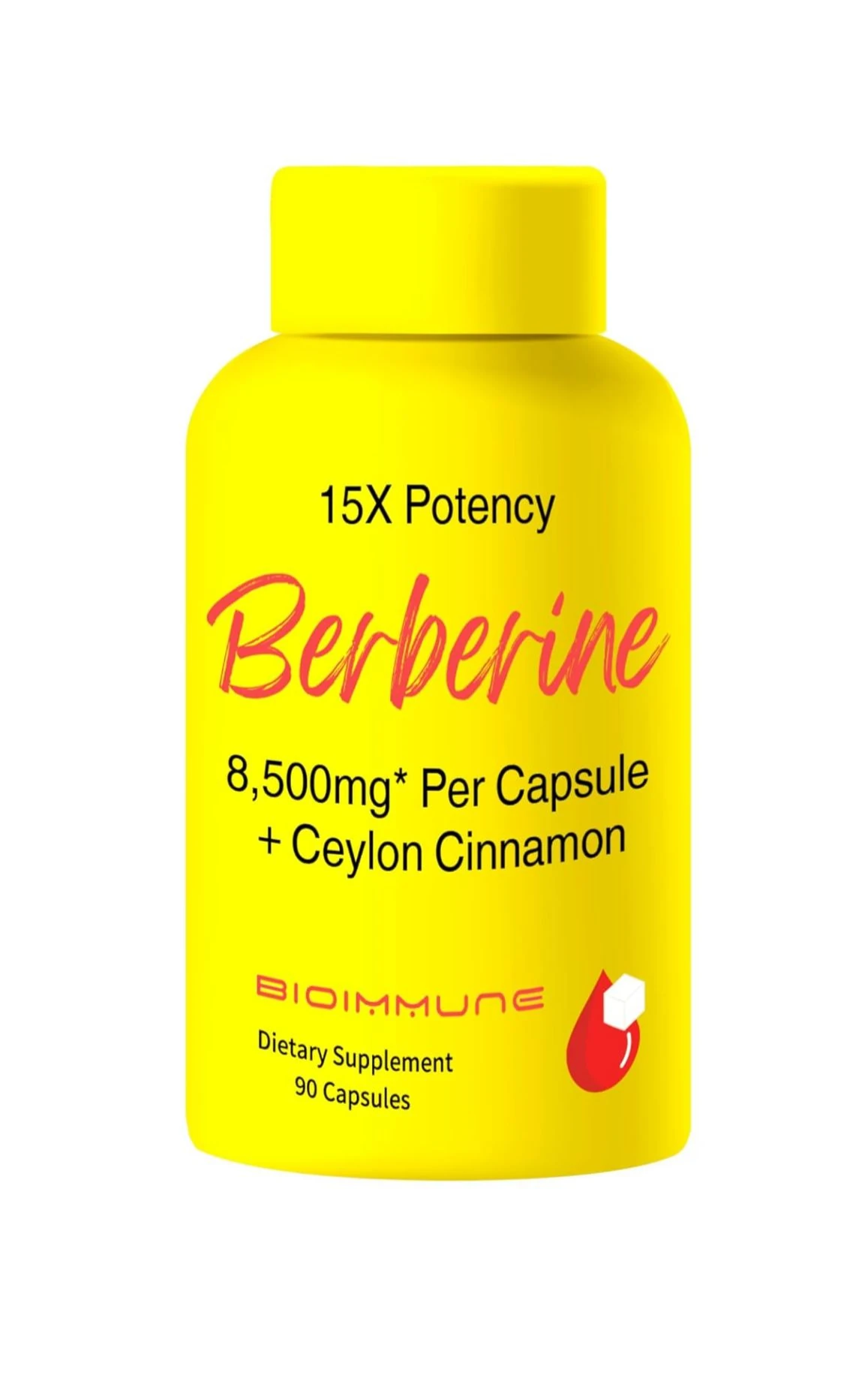 Berberine 8,500 mg per Capsule + Ceylon Cinnamon
