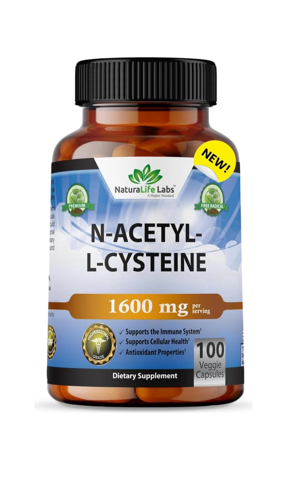 N-Acetyl - L-Cysteıne 1600 mg 100 veg. Kapsül