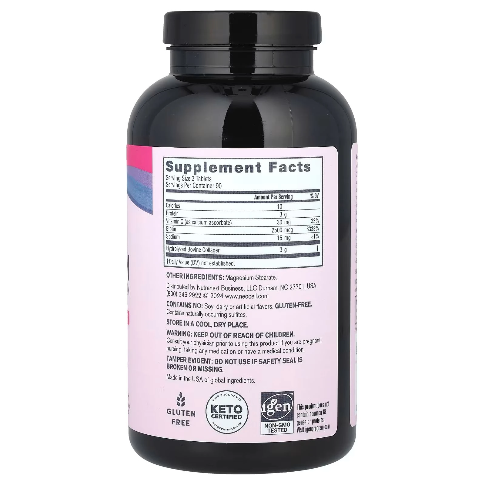 Super Collagen 3G - 90 Servis - 1&3 Collagen Types - 270 Tablet grass fed