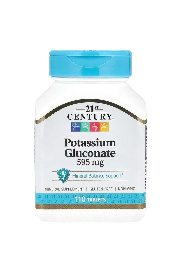 Potasyum Glukonat, 595 mg, 110 Tablet