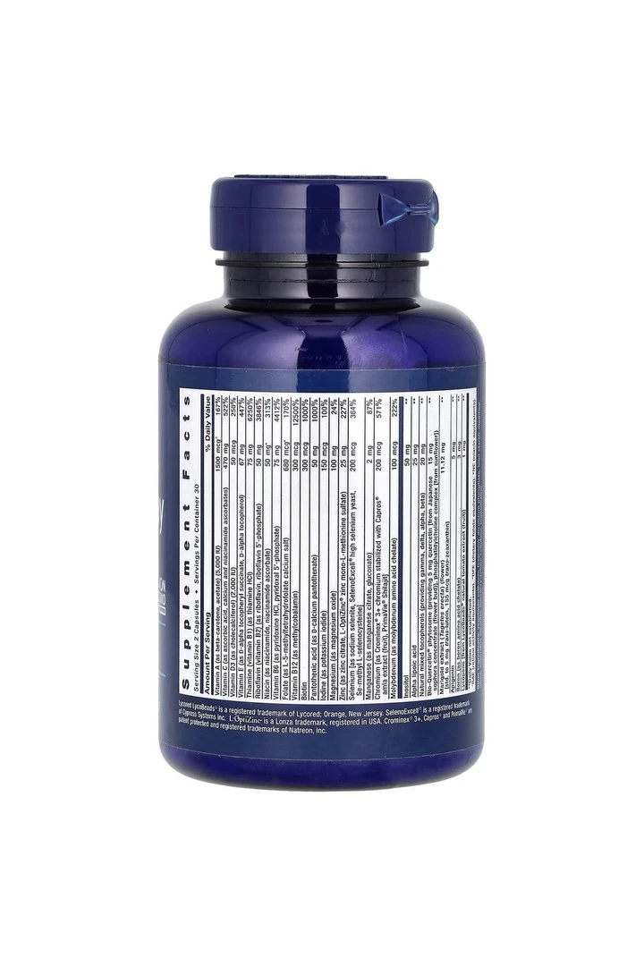 Life Extension, Two-Per-Day Multivitamin, 60 Kapsül