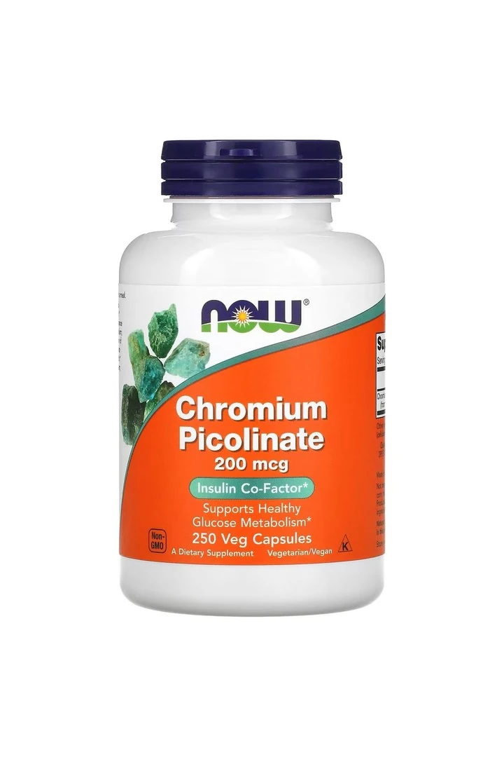 Chromium Picolinate, 200 mcg, 250 Veg Capsules