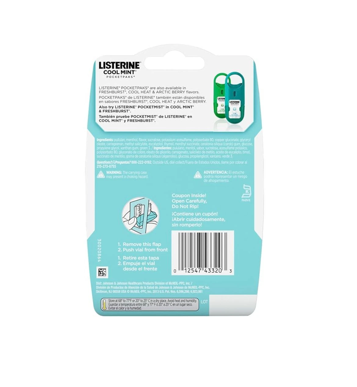 Cool Mint Pocketpaks 72 Adet