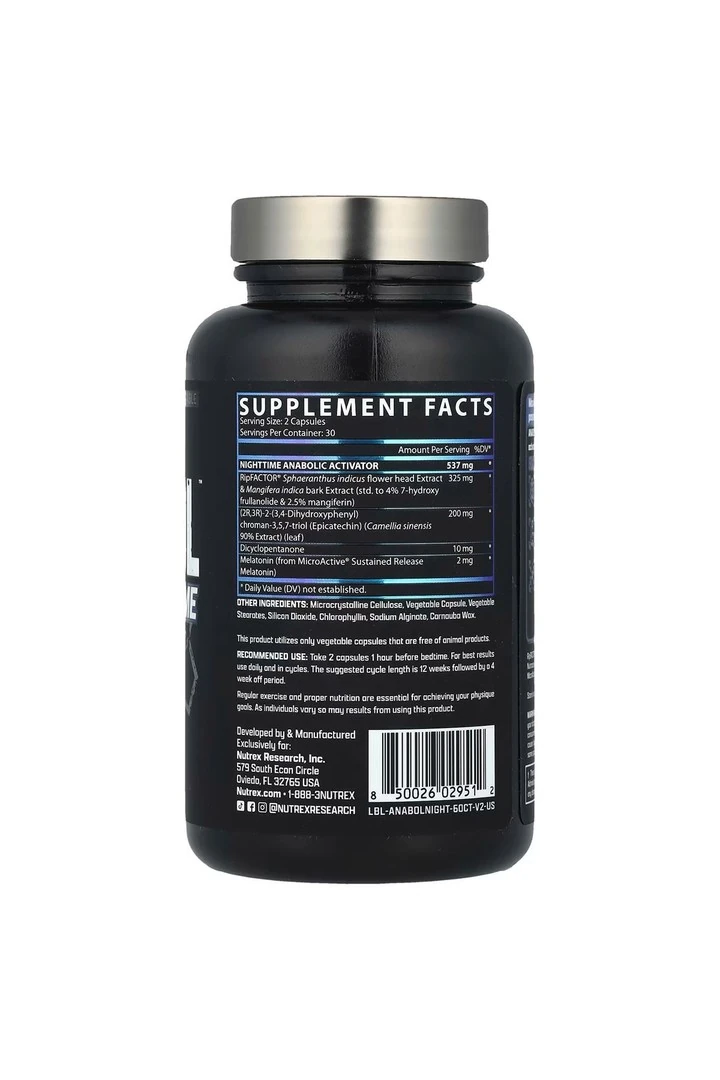 Anabol Nıghttıme 60 veg.Kapsül.usa menş.