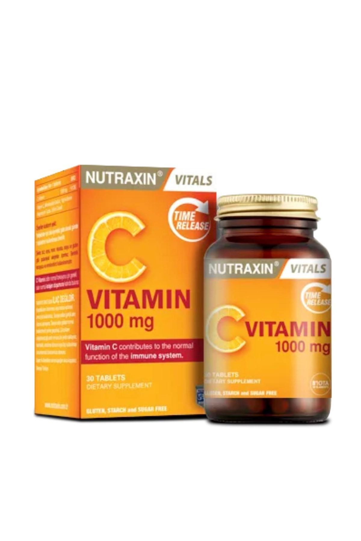 Nutraxin C Vitamin 1000 Mg - C Vitamini Deposu Zaman Salınımlı 30 Tablet