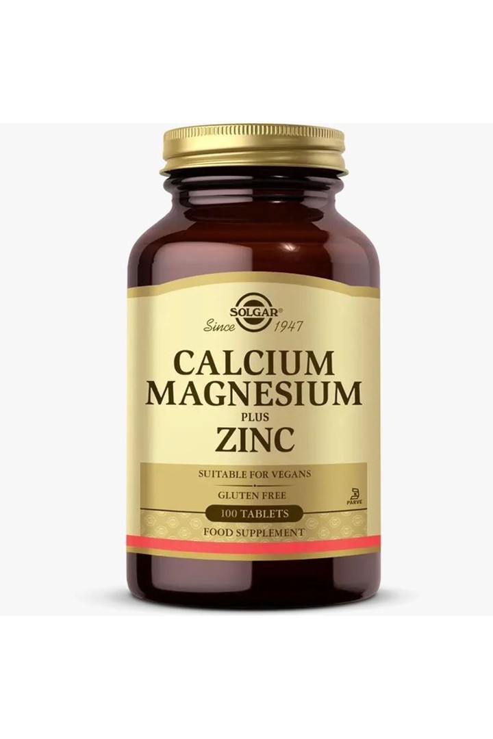 Solgar Kalsiyum Magnezyum Plus Zinc 100 Tablet