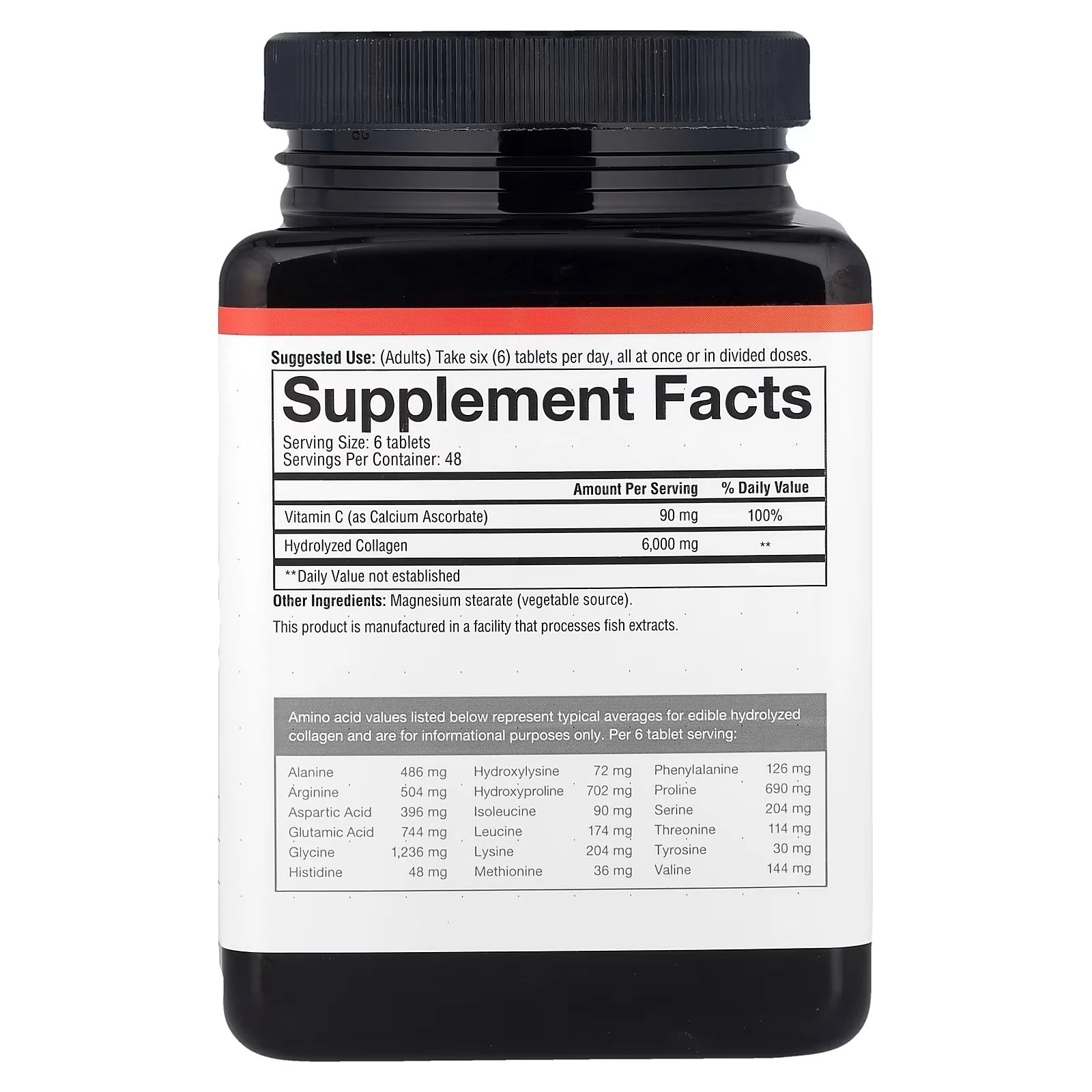 Collagen 6,000 mg 290 Tablet