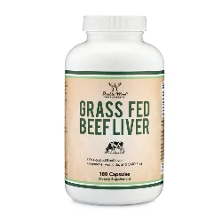 Grass Fed Beef Liver Supplement 180 Veg. Kapsül